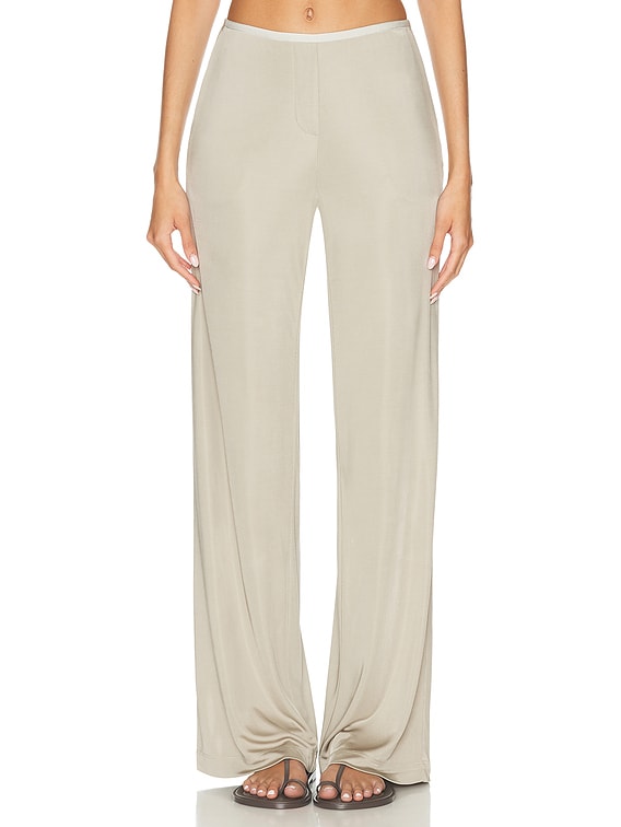 Helmut Lang Fluid Car Liquid Trouser in Dune | FWRD