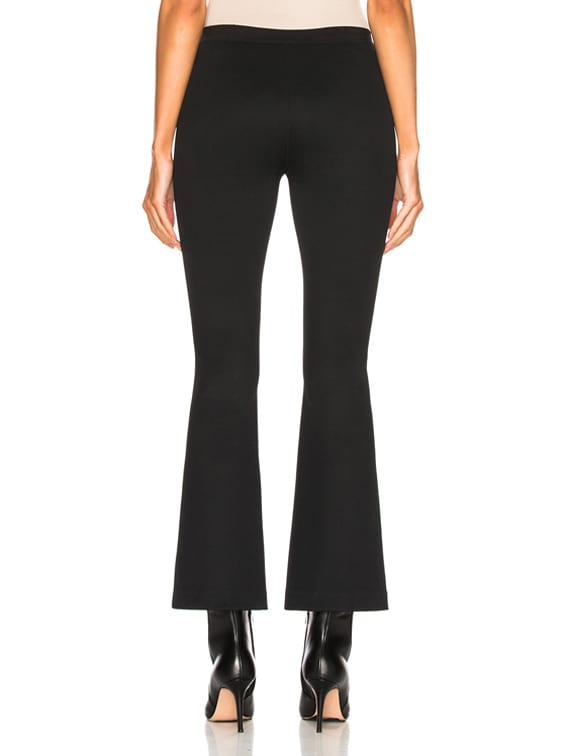 helmut lang cropped flare leggings