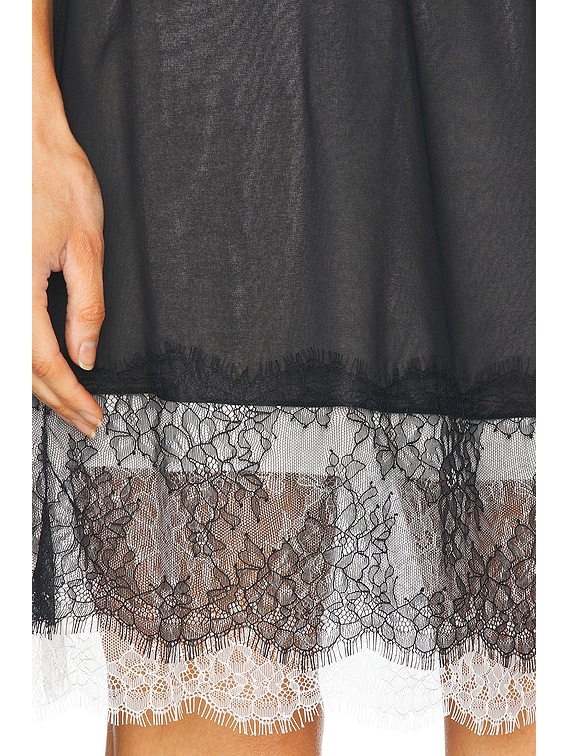 Lace Mini Skirt