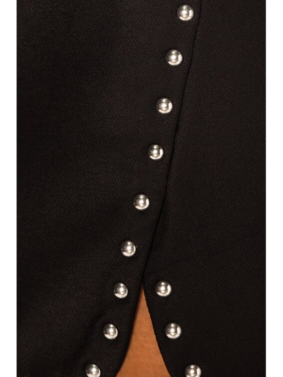 Helmut Lang Studded Mini Skirt in Black | FWRD