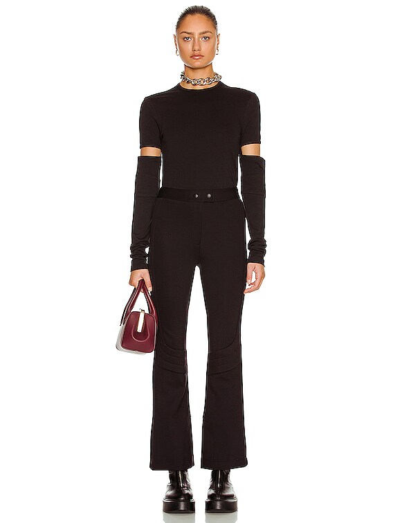 Helmut Lang Interlock Long Sleeve Top in Black | FWRD