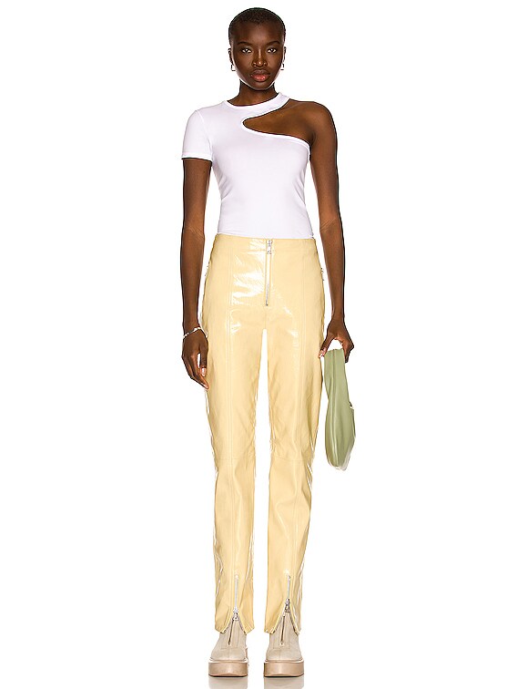 Helmut Lang Cutout Tee in Optic White | FWRD