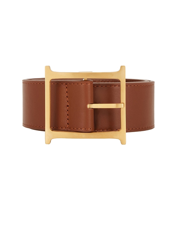 Helsa Logo Belt in Brown | FWRD