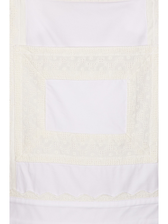 The Summer Overalls With Vintage Swiss Embroidery