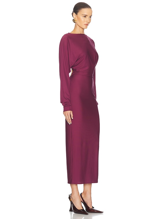 Matte Jersey Open Back Dress