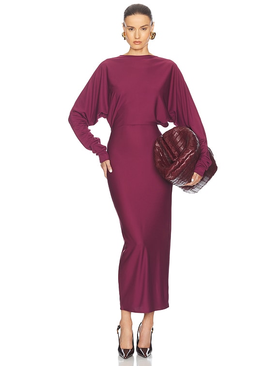 Matte Jersey Open Back Dress