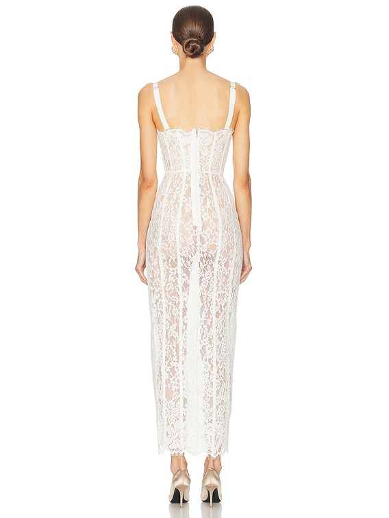 The Lace Column Dress