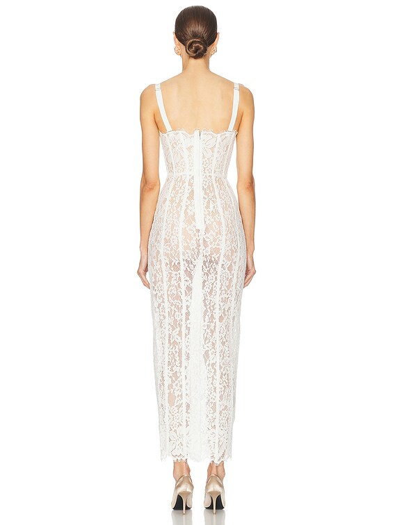 The Lace Column Dress