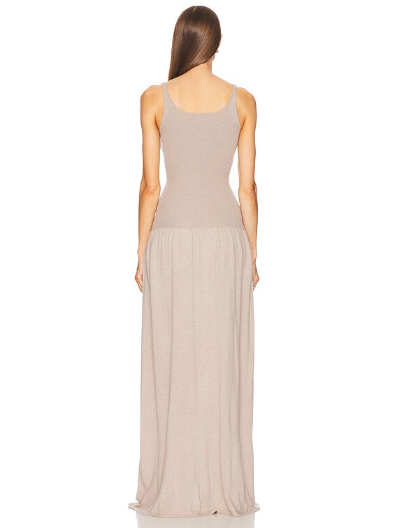 long sleeve maxi formal & gown dress for women Ivory Long Sleeve Draped Gown 6 / Ivory