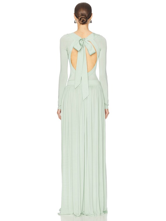 Helsa Aesther Jersey Dress in Seafoam | FWRD