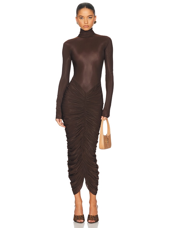 The Super Sheer Ruched Dress