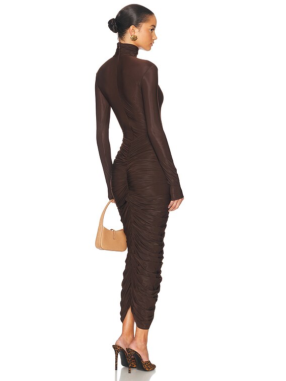 The Super Sheer Ruched Dress