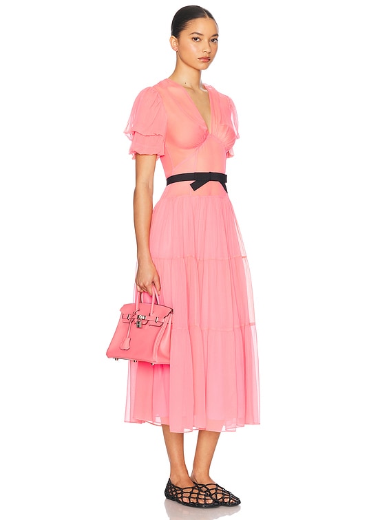 The Sasha Dress in Silk Chiffon