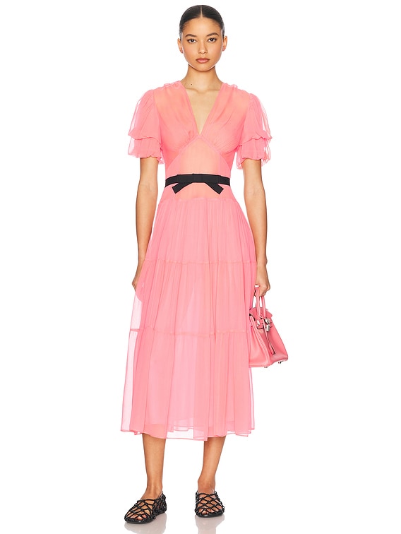 The Sasha Dress in Silk Chiffon