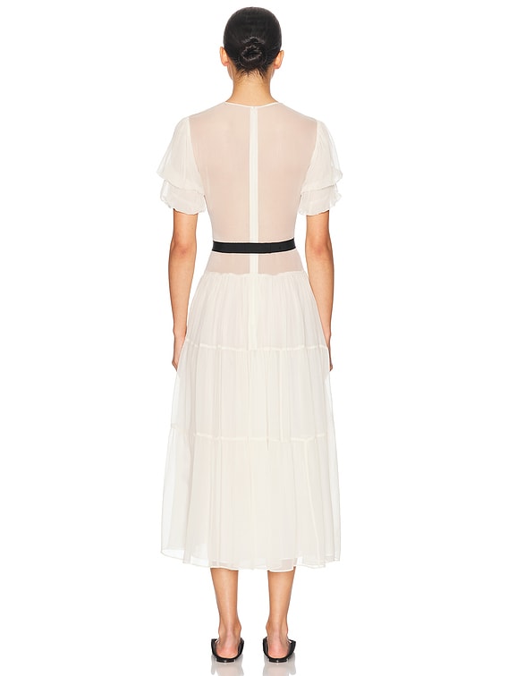 The Sasha Dress in Silk Chiffon