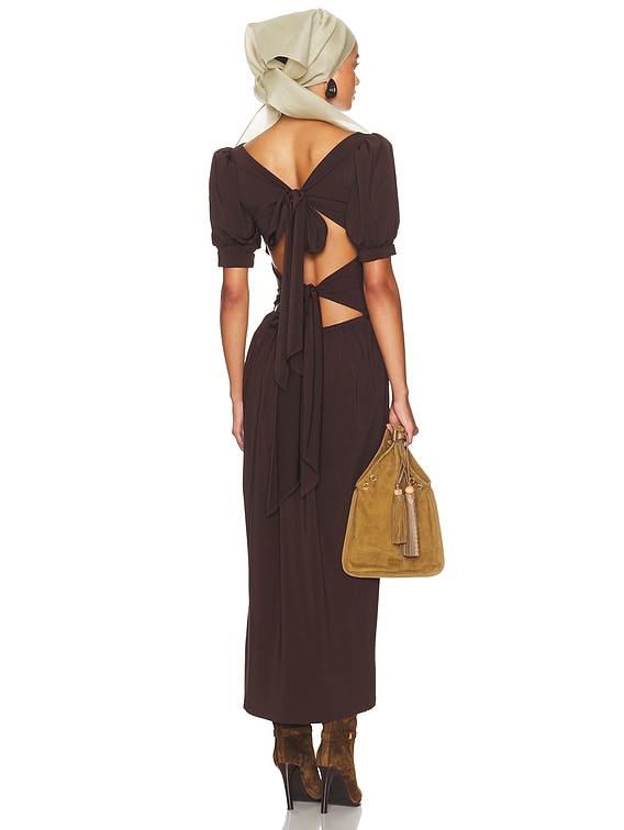 The Simone Tie Back Jersey Dress