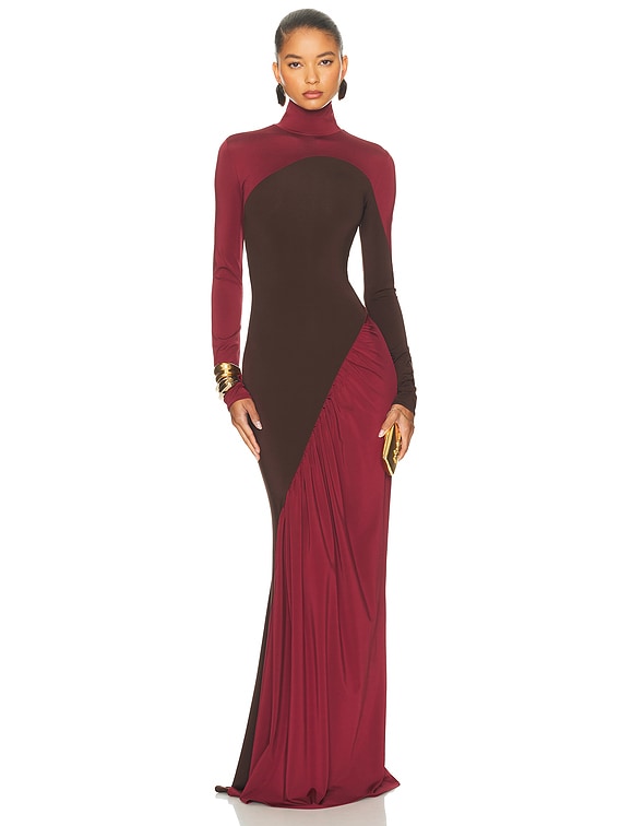 The Abstraction Color Blocked Jersey Dress