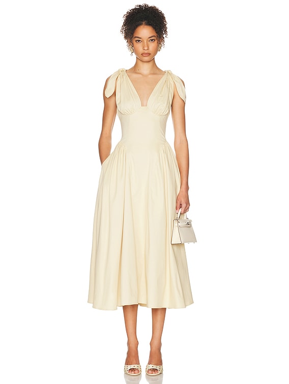 ruched tank dress Signature Ribbed