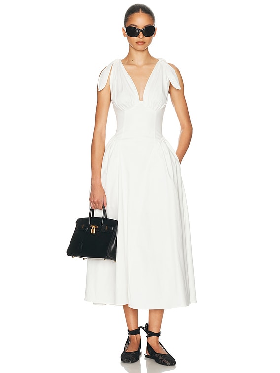 long white formal dress Prima Jersey Midi Dress main image 0