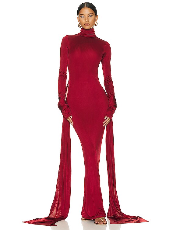 Dawn Red Maxi Dress - Killstar | Fantasmagoria.shop