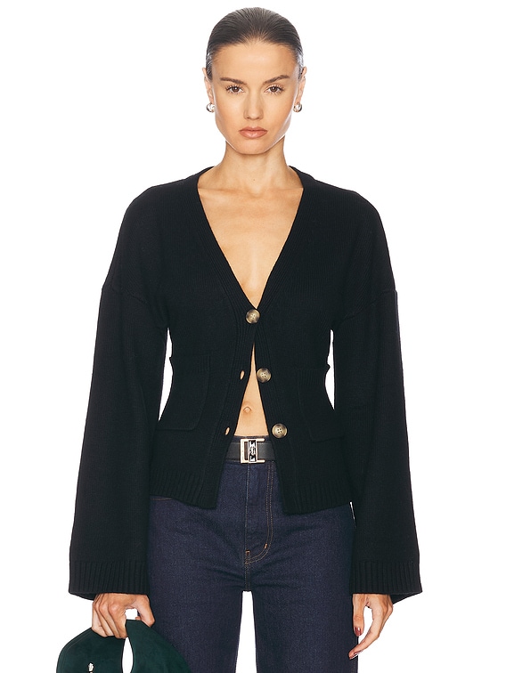 Helsa Sanna Cardigan in Black | FWRD