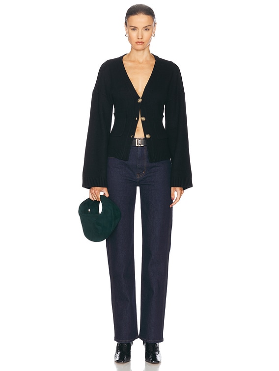 Helsa Sanna Cardigan in Black | FWRD