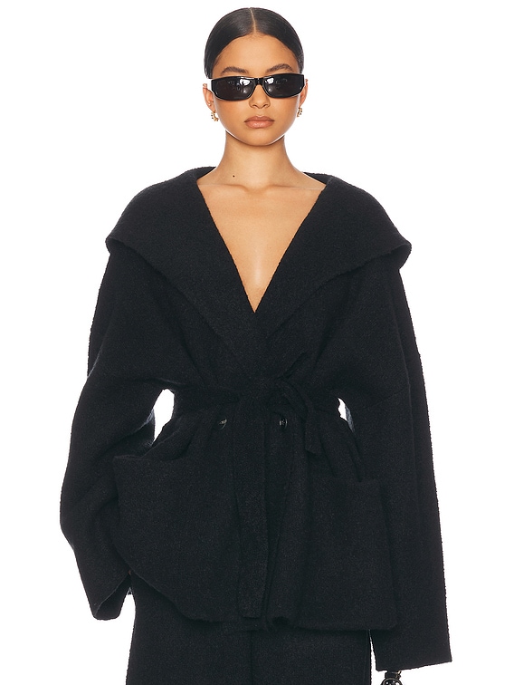 早い者勝ち！ Hella front layered coat 美品 SALE50%OFF ヘラ Hella