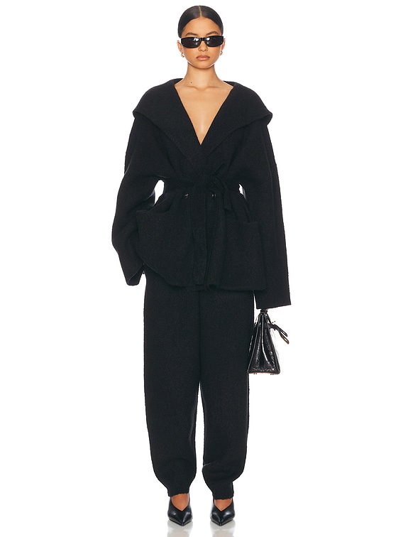 Helsa Olesa Coat in Black | FWRD