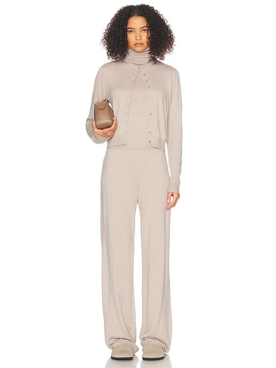 Helsa Shelby Cardigan in Taupe | FWRD