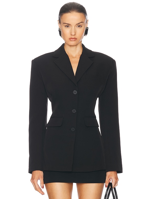 Recycled Twill S Curve Jacket