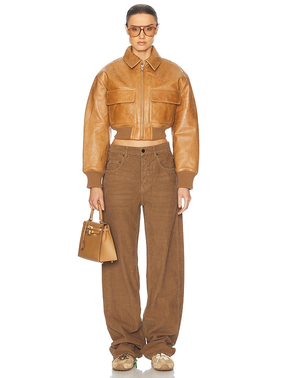 The Leather Bomber Jacket