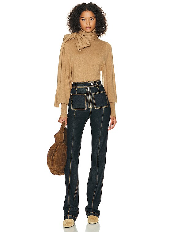 Helsa Denim Slim Pant in Indigo Blue | FWRD