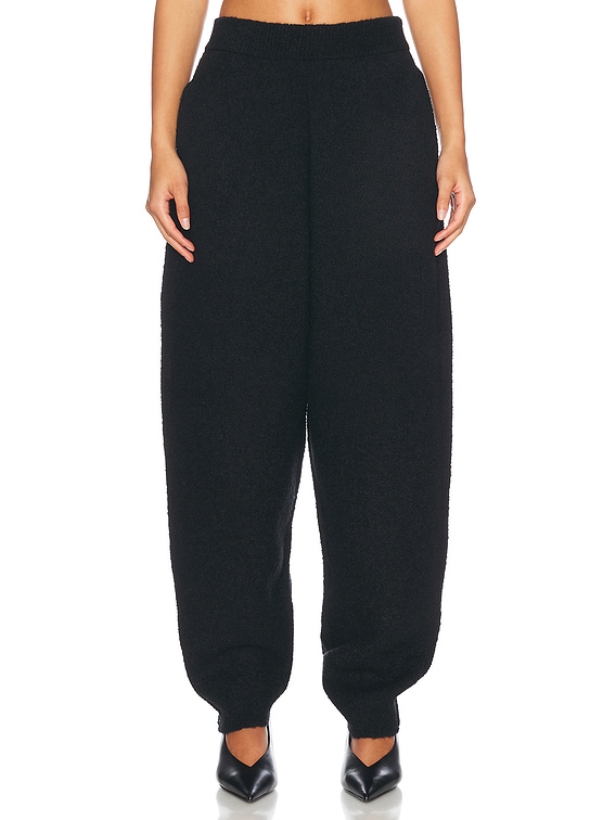 Helsa Tess Knit Pant in Black | FWRD