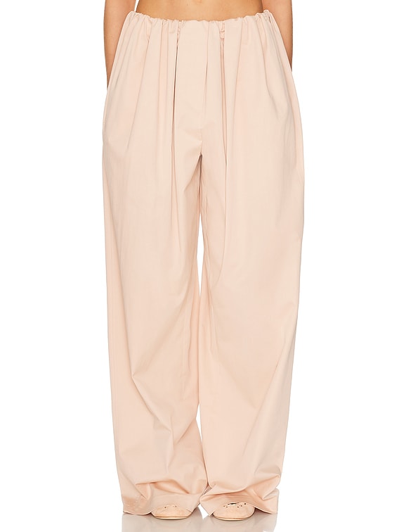 Cotton Twill Puff Pant