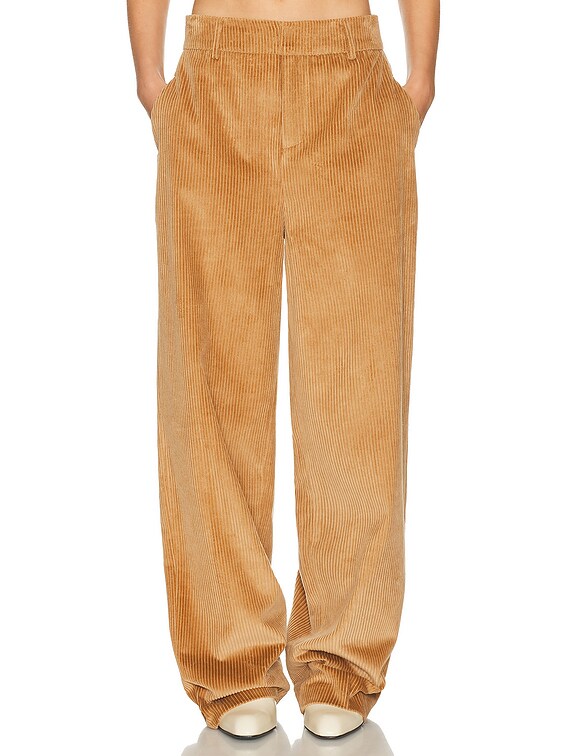 Helsa The Baggy Trouser in Corduroy in Caramel | FWRD