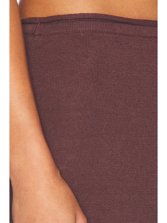 Helsa Palmer Knit Skirt in Earth | FWRD