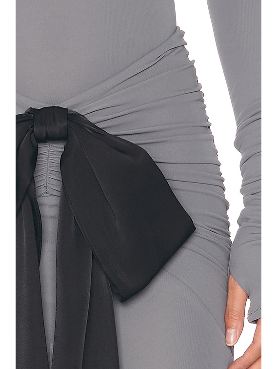 The Althea Jersey Skirt With Bow