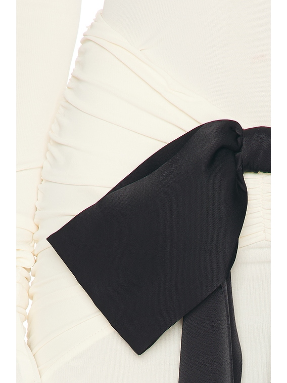 The Althea Jersey Skirt With Bow