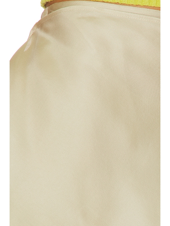 The Silk Gazar Skirt With Drape