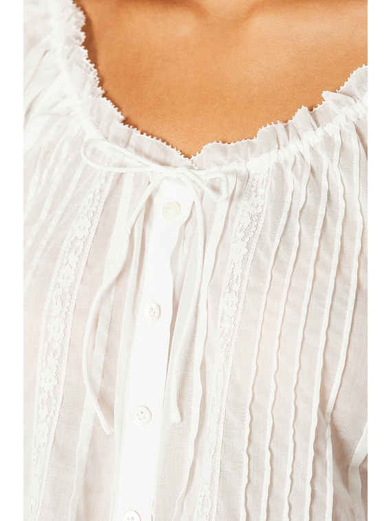 Voile Peasant Blouse