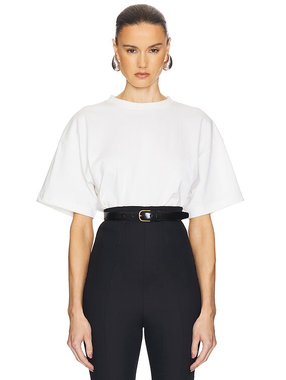 The Sculpted Tee in Thick Jersey