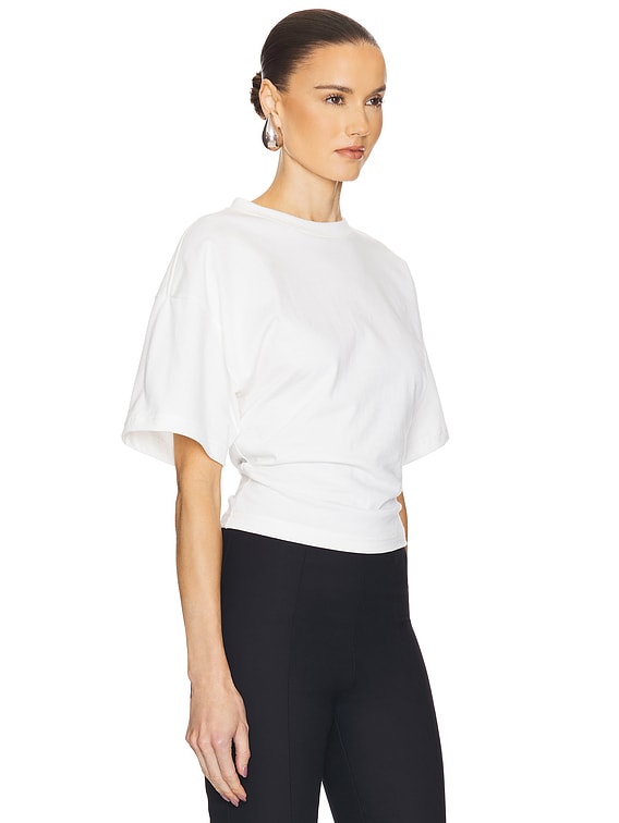 The Sculpted Tee in Thick Jersey