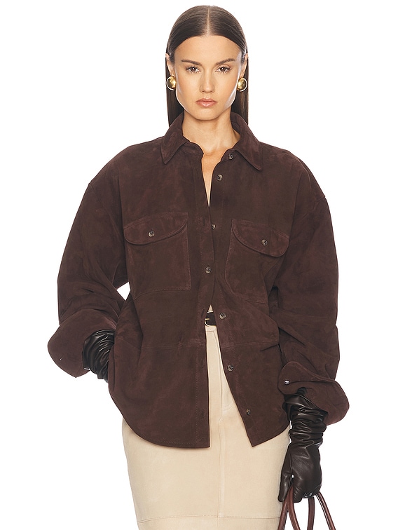 Suede Overshirt