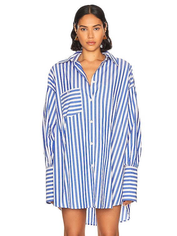 Cotton Poplin Oversized Shirt