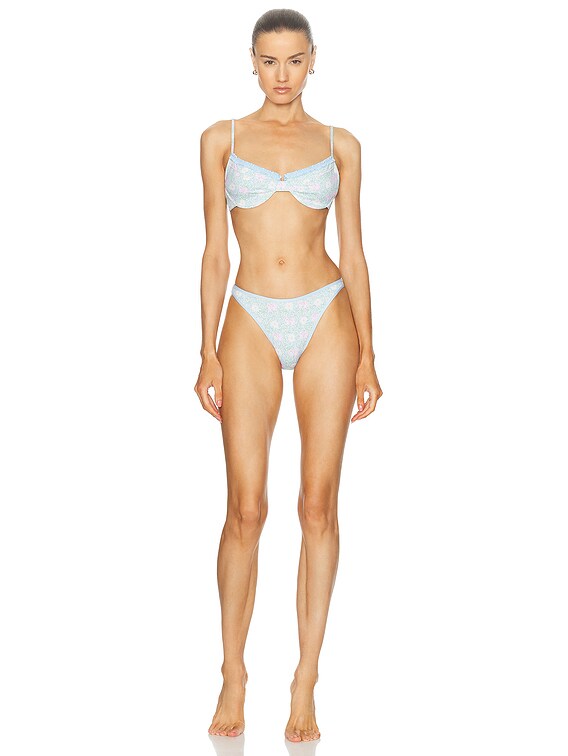 Heavy Manners X Elsa Hosk Full Bikini Bottom in Some Velvet