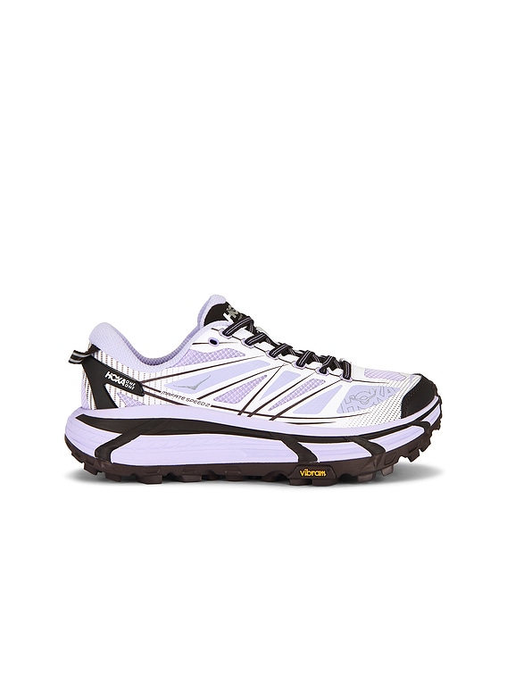 Hoka U Mafate Speed 2 Sneaker in Iris Flower & White | FWRD