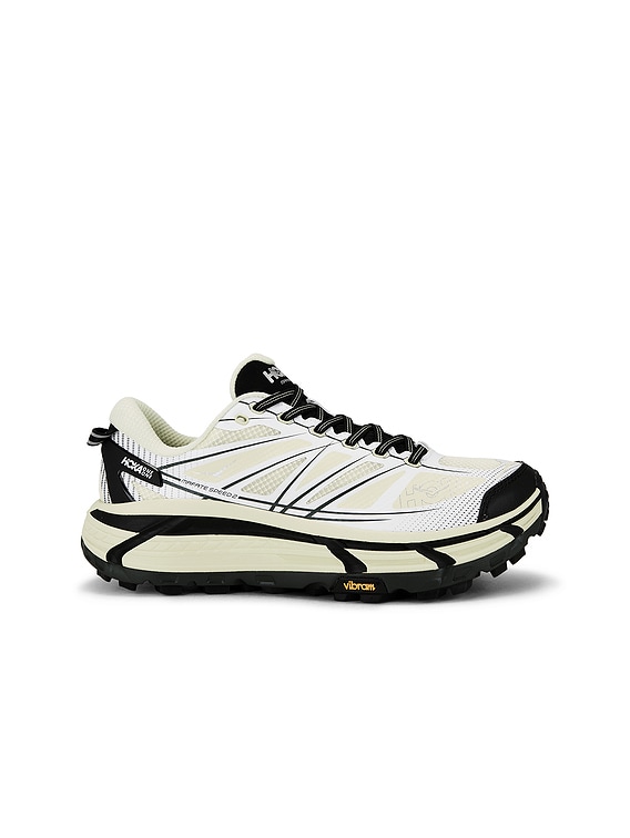 HOKA U Mafate Speed 2 Sneaker in Honeydew & White | FWRD