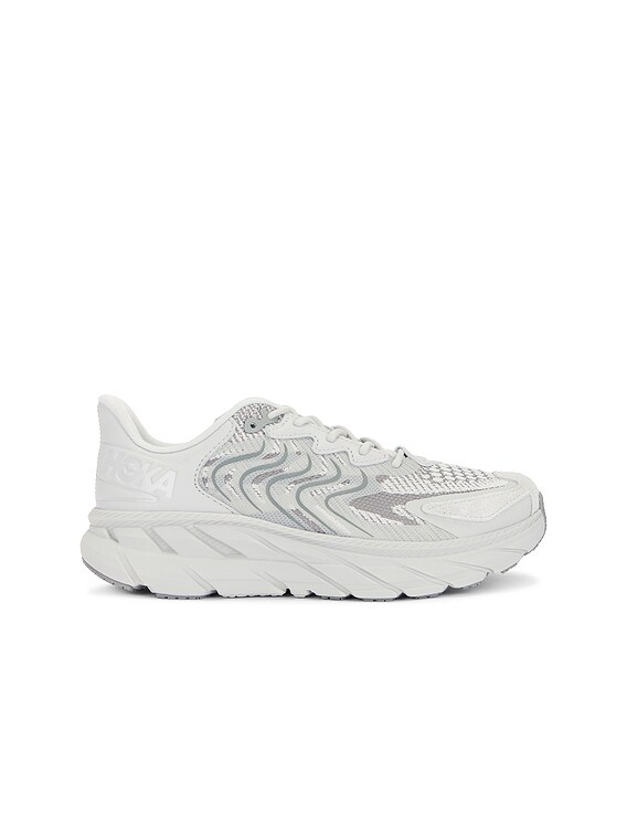 Hoka Clifton Ls Sneaker in Stardust & Galactic Grey | FWRD