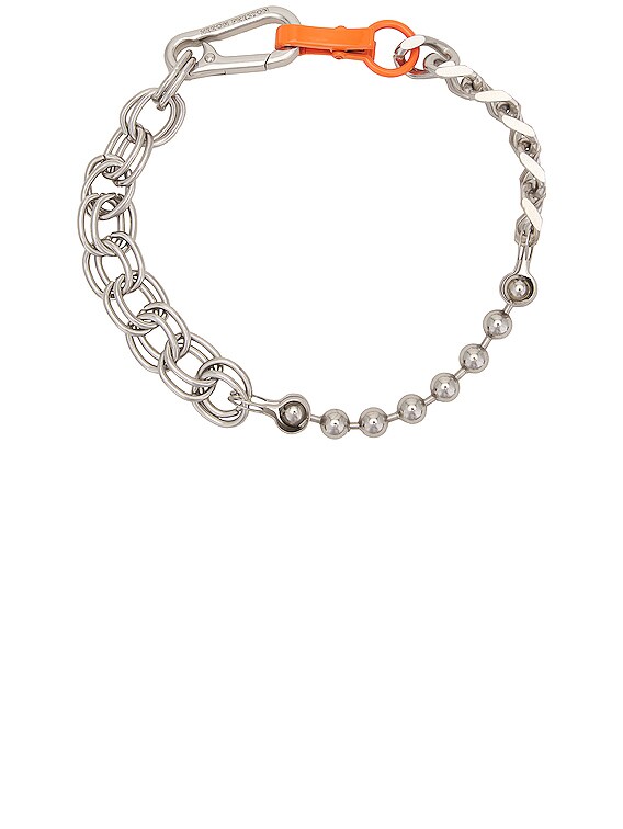 Heron Preston Multichain Necklace in Silver | FWRD