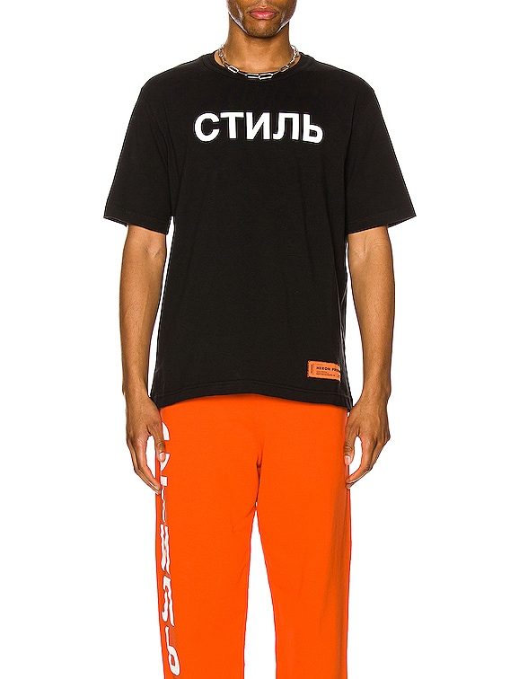 Heron PrestonヘロンプレストンNF CTNMB Logo Tee Tシャツ Heron Preston Tシャツ - Black | FWRD